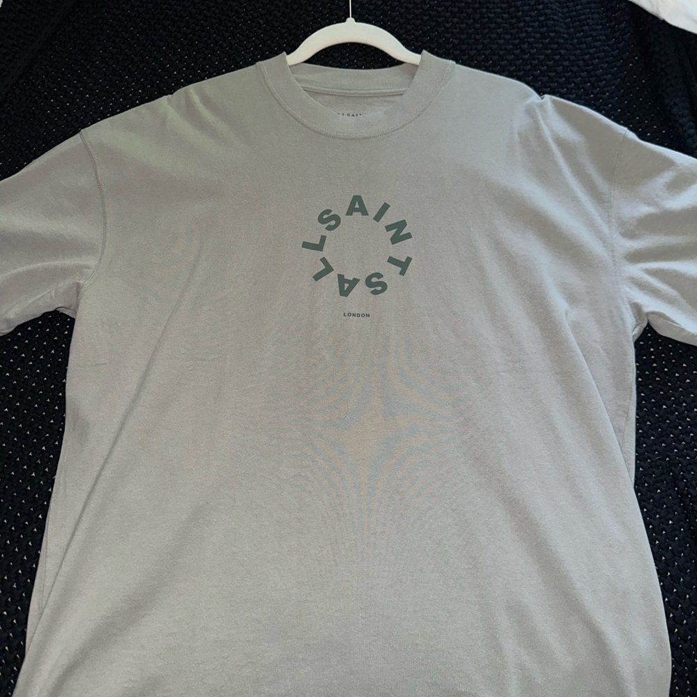 ALL SAINTS Tierra Oversized Crew Neck Logo T-Shirt
SOFT GREEN